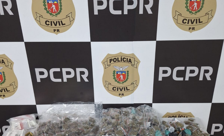 PCPR prende seis pessoas e apreende mais de 1,6 quilos de drogas em Almirante Tamandaré