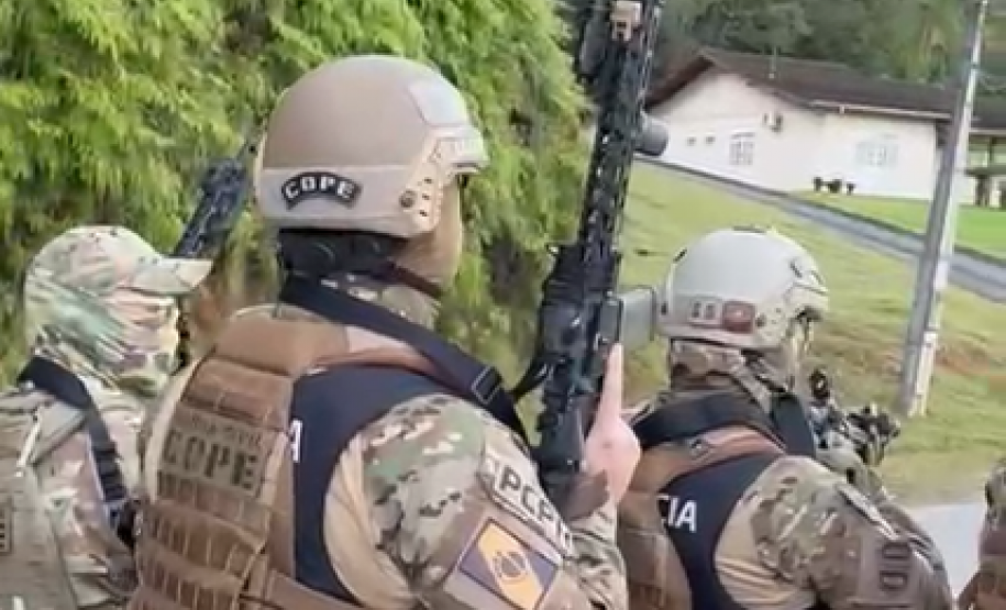 PCPR e PCSC recaptura foragido envolvido em roubo a banco em Bocaiúva do Sul