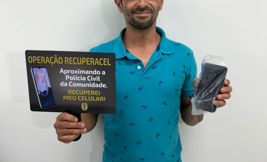 PCPR promove devolução de 600 celulares recuperados em Curitiba e Cascavel