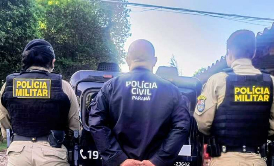 PCPR e PMPR prendem dois homens em flagrante por roubo em Xambrê