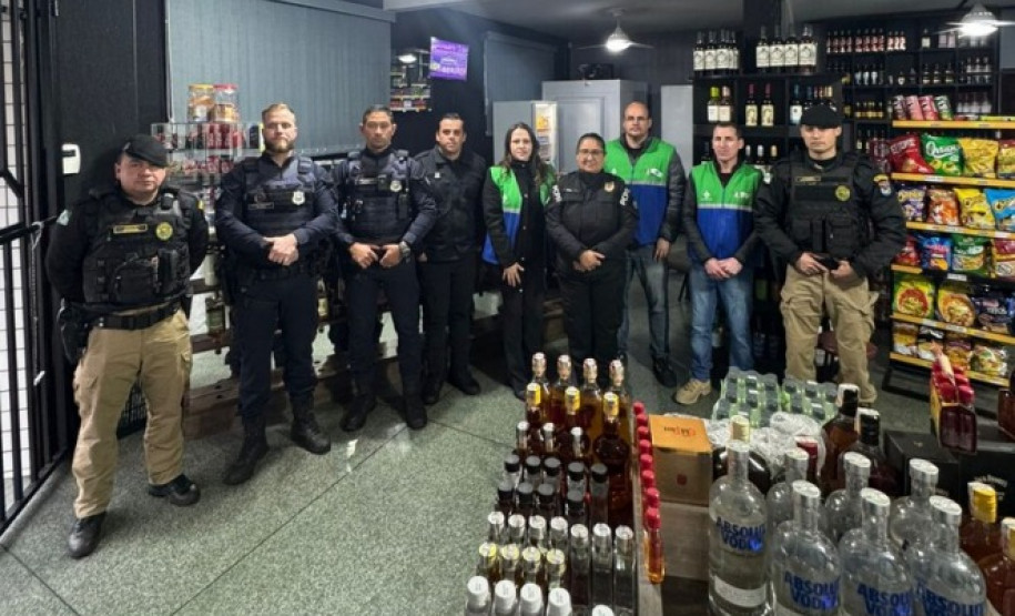 PCPR realizam fiscalização em sete distribuidoras de bebidas em Curitiba