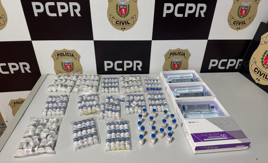 PCPR prende seis pessoas em ação contra esquema de tráfico de anabolizantes e lavagem de dinheiro em Maringá
