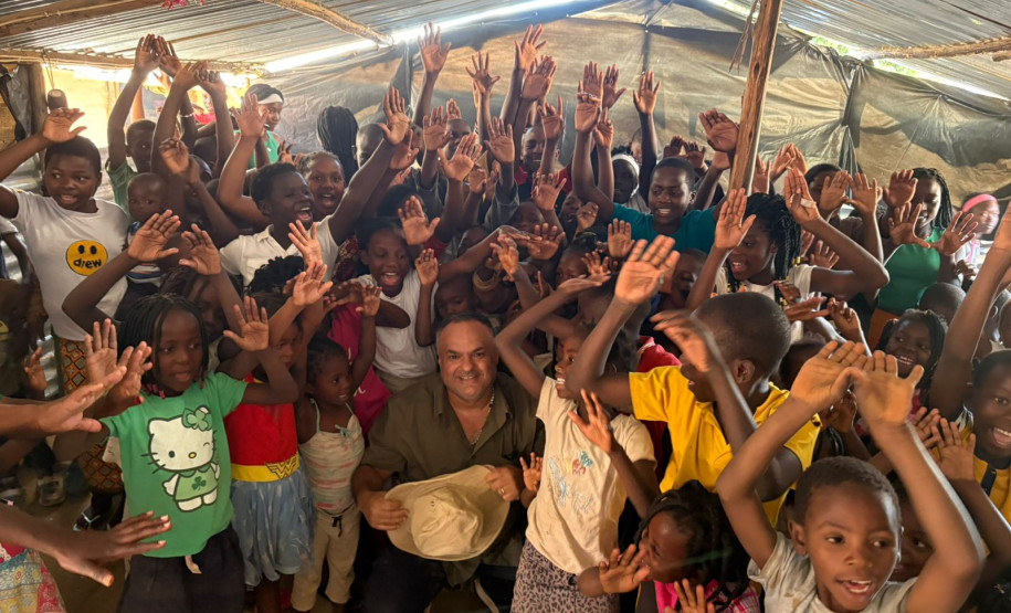 Servidor da PCPR realiza ação social em Moçambique e contribui com projeto que atende mais de 160 crianças