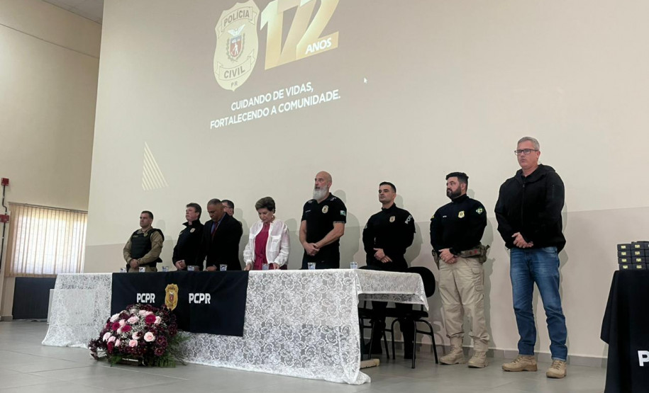 PCPR homenageia 72 servidores com Medalhas de Serviço Policial em Ponta Grossa