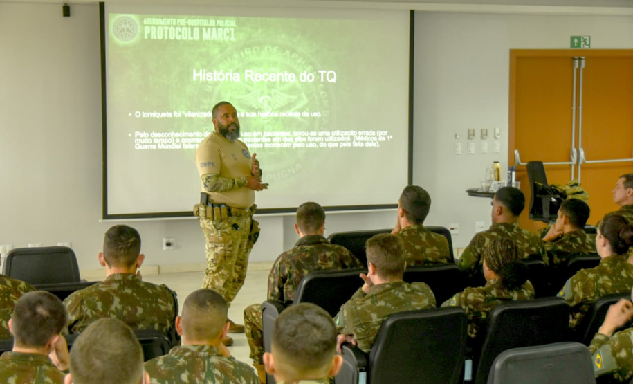 PCPR capacita membros do Exército Brasileiro em APH de Combate