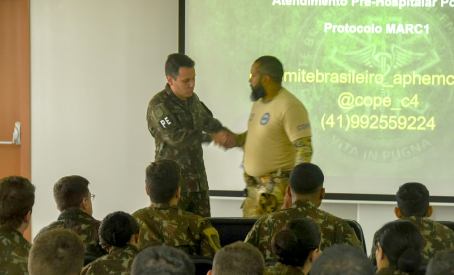 PCPR capacita membros do Exército Brasileiro em APH de Combate