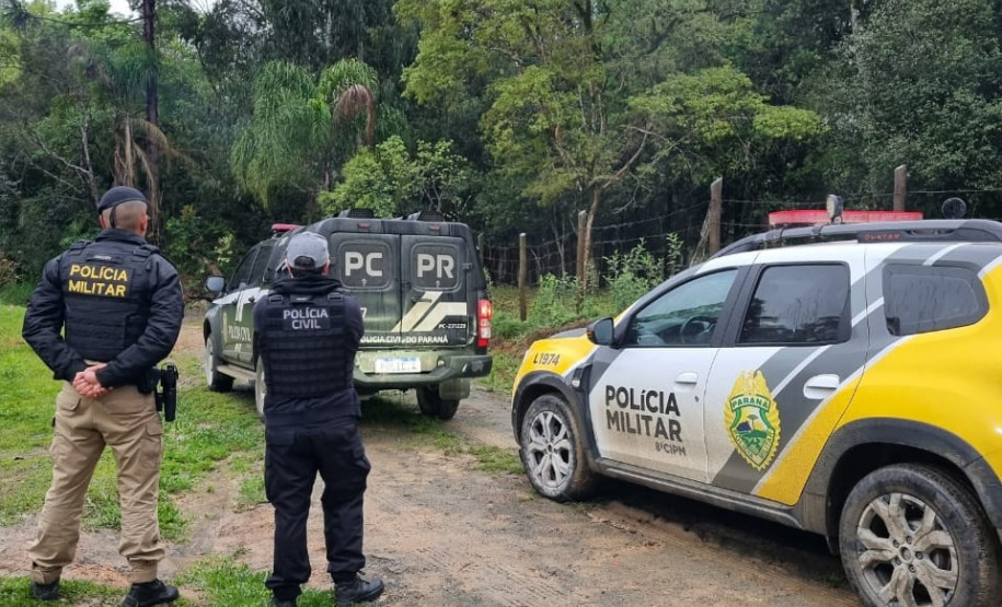 PCPR e PMPR prendem homem foragido pelo crime de homicídio qualificado em Rebouças