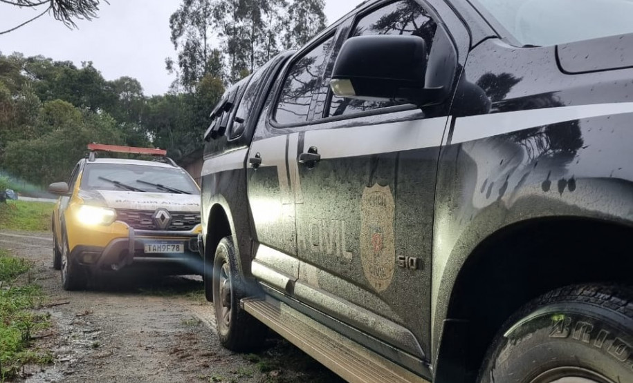 PCPR e PMPR prendem homem foragido pelo crime de homicídio qualificado em Rebouças