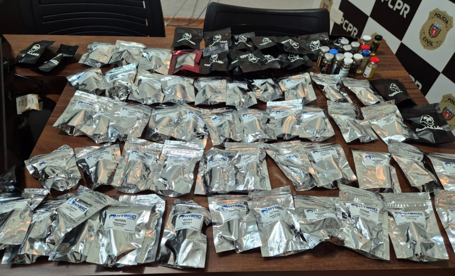 PCPR realiza operação prende homem em flagrante e apreende cigarros eletrônicos, anabolizantes e medicamentos controlados em Mandaguari