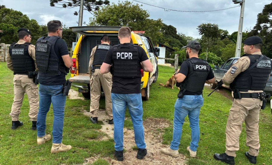 PCPR e PMPR prendem homem investigado por estupro de vulnerável e estupro em Castro