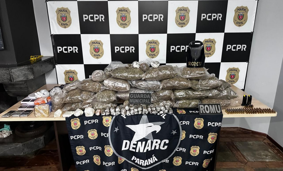 PCPR, PMPR e GCM prendem seis pessoas durante operação em combate ao tráfico de drogas em Cascavel
