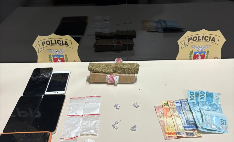 PCPR e GCM prende casal durante operação contra o tráfico de drogas em Arapoti