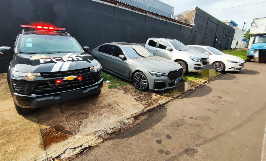 PCPR apreende três veículos durante ação contra estelionato em Umuarama