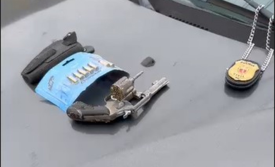 PCPR prende homem em flagrante por porte ilegal de arma de fogo em Colombo