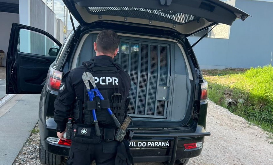 PCPR e PCSC prendem oito pessoas envolvidas em esquema interestadual de roubo de cargas