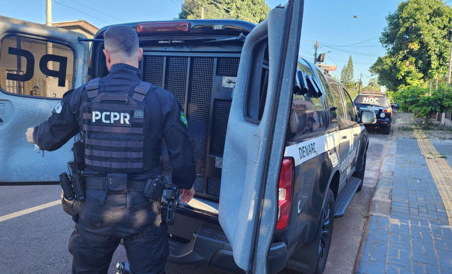 PCPR e PRF prendem sete em ação contra esquema de falsos veículos oficiais usados no transporte de drogas
