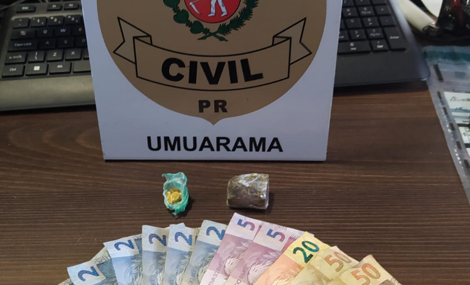 PCPR prende casal em flagrante por tráfico de drogas em Umuarama