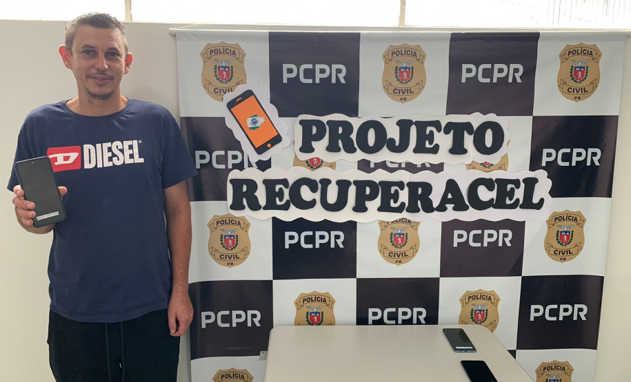 PCPR realizou a devolução de aparelhos celulares furtados em São Mateus do Sul