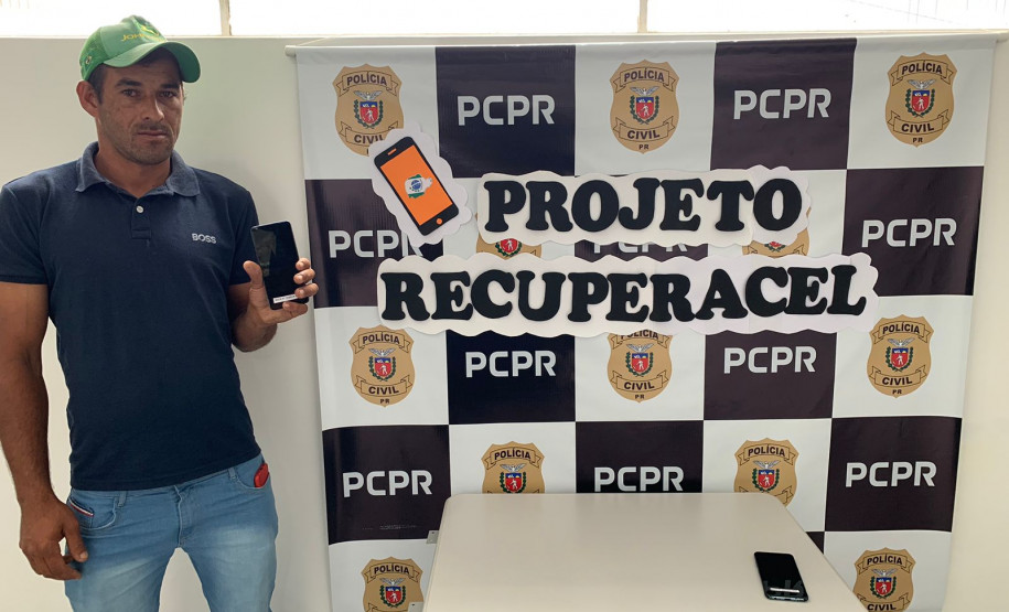 PCPR realizou a devolução de aparelhos celulares furtados em São Mateus do Sul