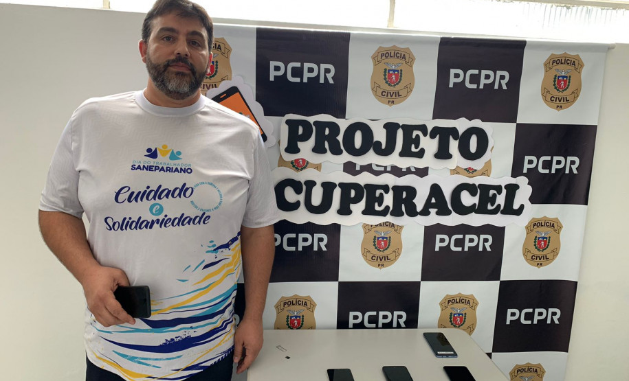 PCPR realizou a devolução de aparelhos celulares furtados em São Mateus do Sul