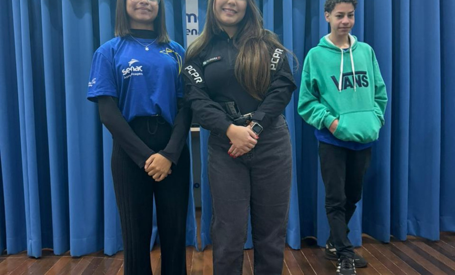 PCPR realiza palestra em escola sobre prevenção a violência doméstica em Campo Mourão