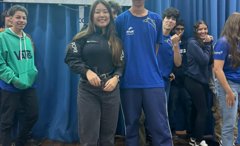 PCPR realiza palestra em escola sobre prevenção a violência doméstica em Campo Mourão