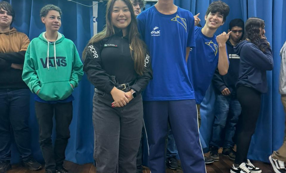 PCPR realiza palestra em escola sobre prevenção a violência doméstica em Campo Mourão