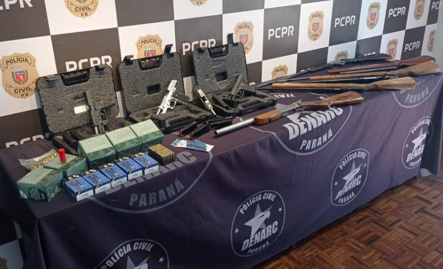 PCPR prende quatro pessoas e apreende diversos itens durante operação em Cascavel