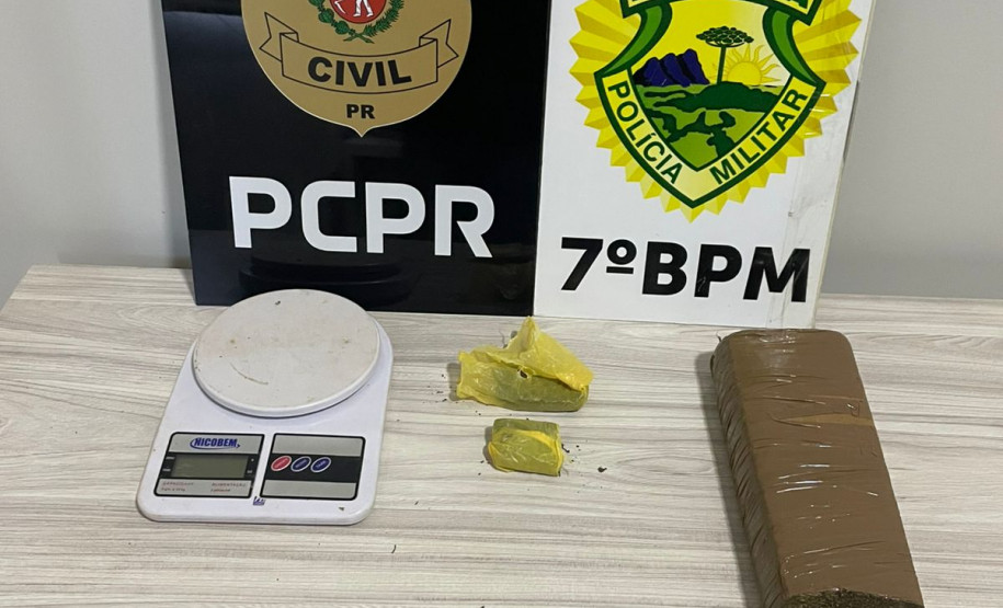 PCPR e PMPR prendem casal em flagrante durante operação contra o tráfico de drogas em Tapira