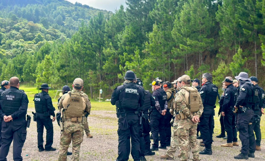 PCPR prepara servidores para o uso de fuzis durante o Verão Maior Paraná