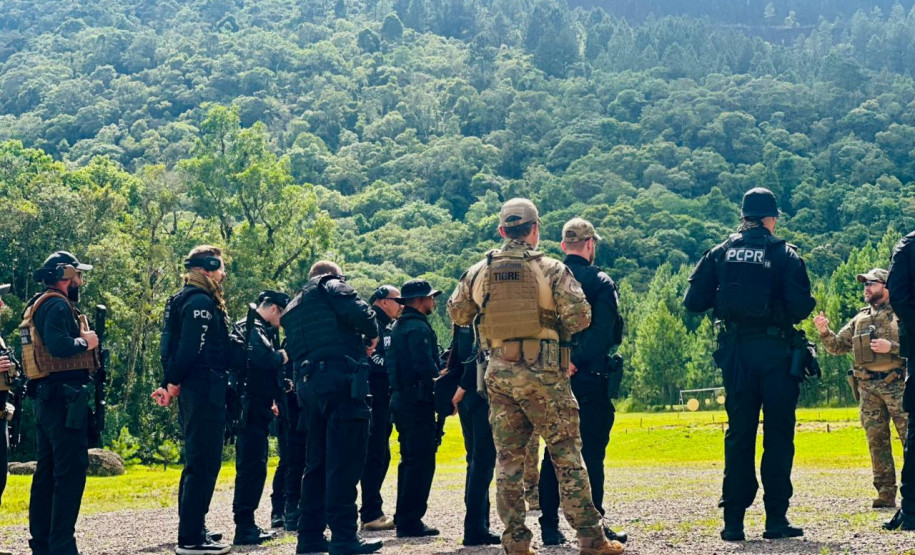 PCPR prepara servidores para o uso de fuzis durante o Verão Maior Paraná