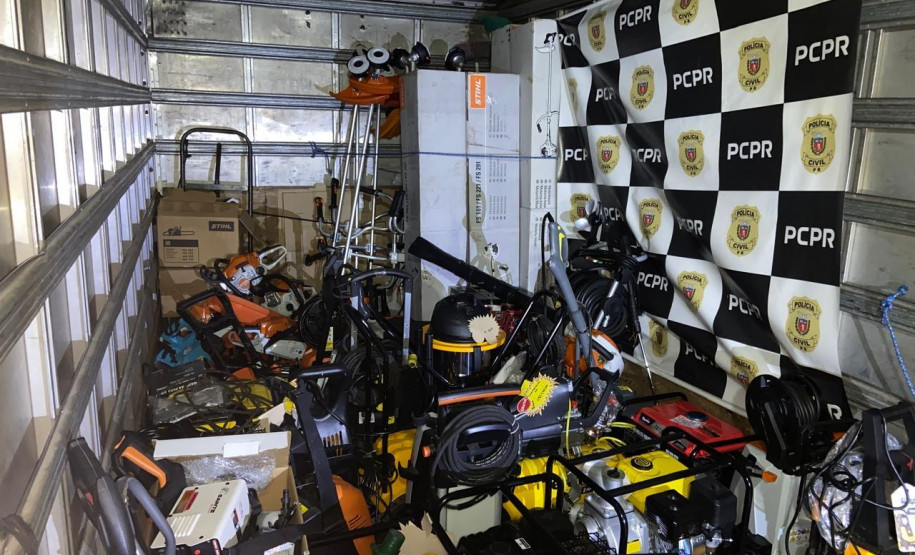 PCPR recupera equipamentos de alto valor furtados em menos de 24 horas em Quatro Barras