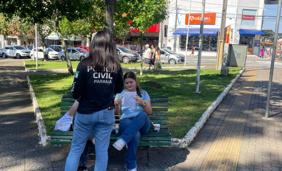 PCPR participa de palestra em campanha de enfrentamento à violência doméstica Araucária