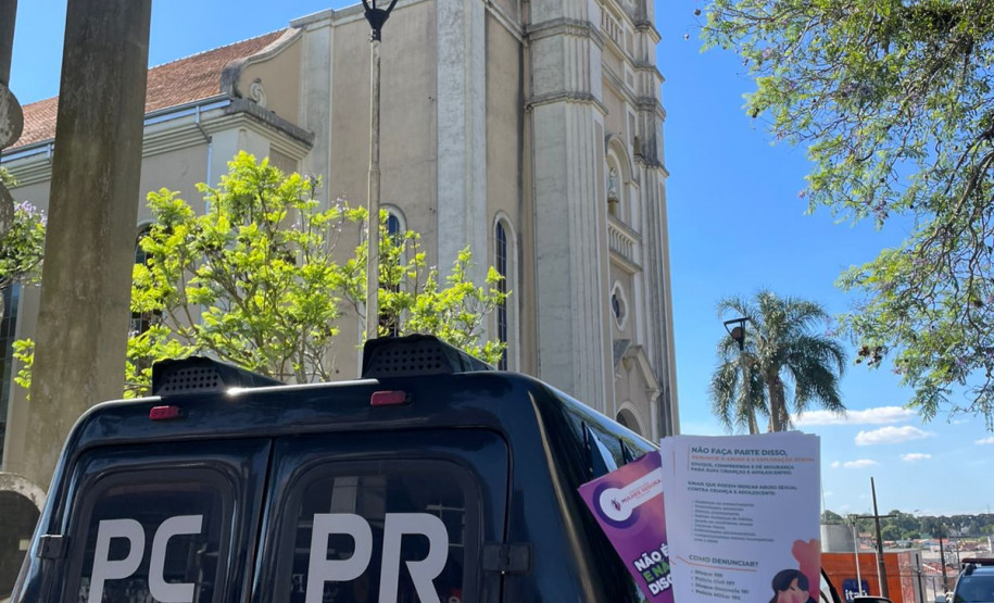 PCPR participa de palestra em campanha de enfrentamento à violência doméstica Araucária