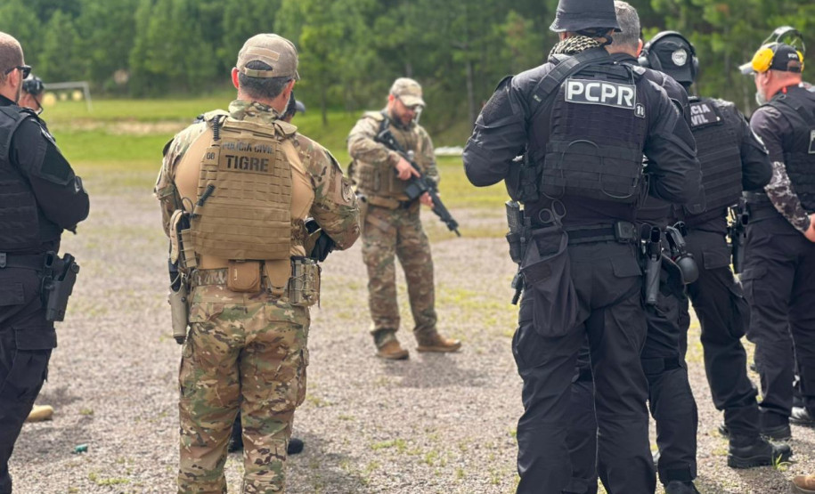 PCPR prepara servidores para o uso de fuzis durante o Verão Maior Paraná