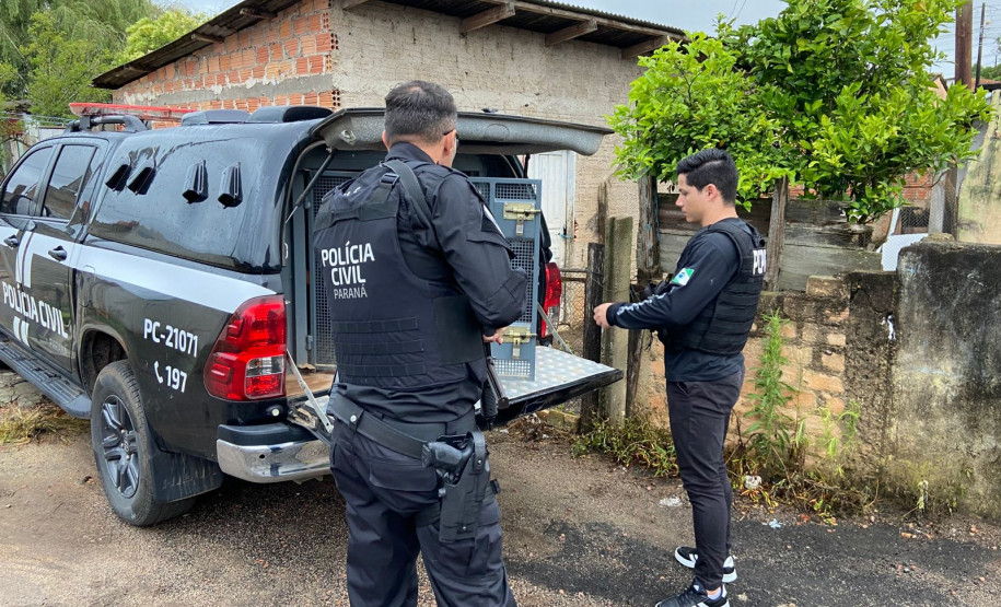 PCPR e PMPR prendem irmão suspeitos de homicídio ocorrido em Castro