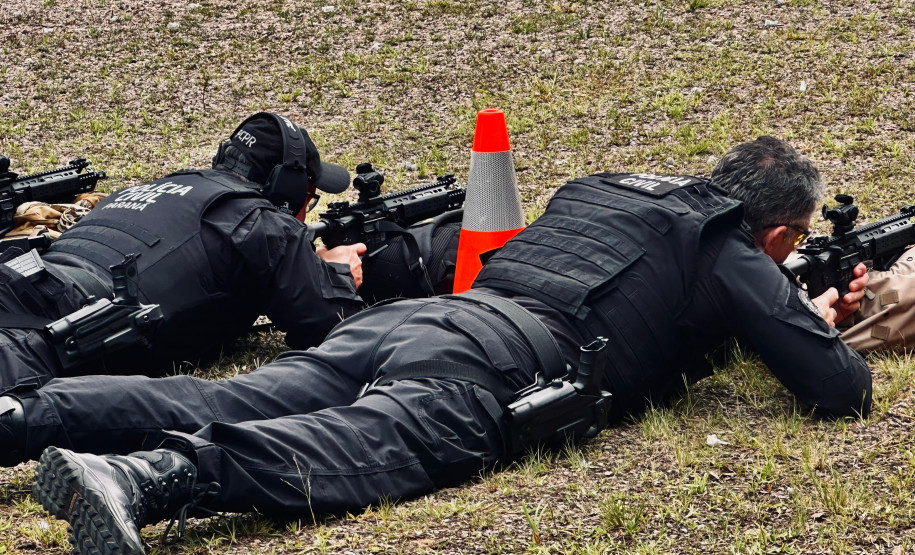 PCPR prepara servidores para o uso de fuzis durante o Verão Maior Paraná