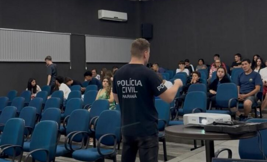 PCPR realiza palestra de prevenção e combate ao uso de drogas em Bituruna