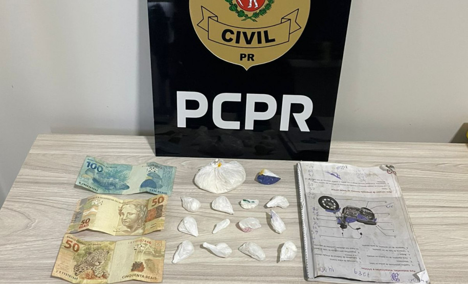 PCPR prende homem em flagrante por tráfico de drogas em Cidade Gaúcha