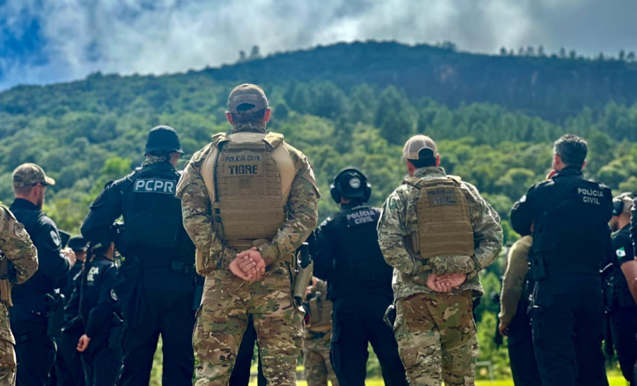 PCPR prepara servidores para o uso de fuzis durante o Verão Maior Paraná