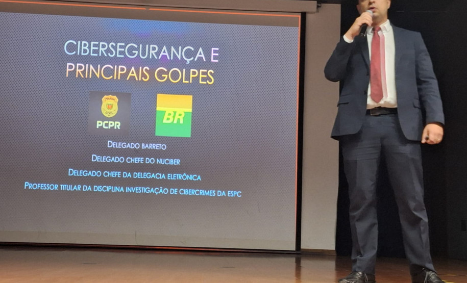 PCPR realiza palestra sobre golpes e cibersegurança em Araucária