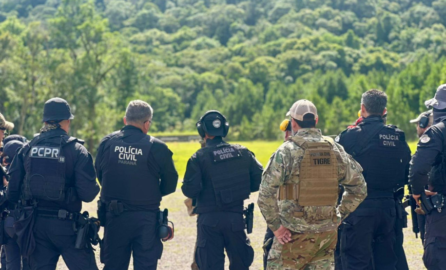 PCPR prepara servidores para o uso de fuzis durante o Verão Maior Paraná