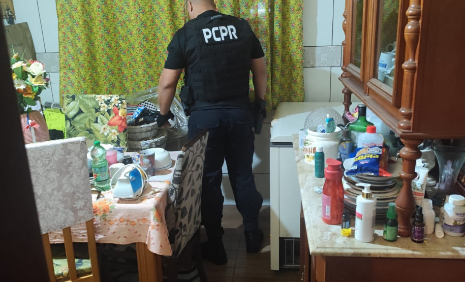 PCPR e PCSC prendem homem por furto mediante arrombamento ocorrido em Cascavel