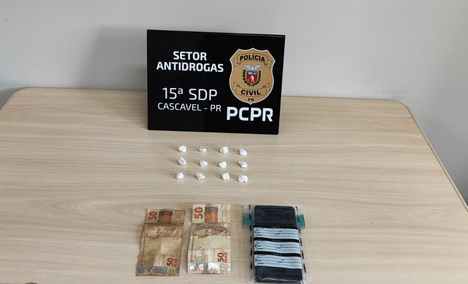 PCPR prende homem por tráfico e apreende drogas em Cascavel