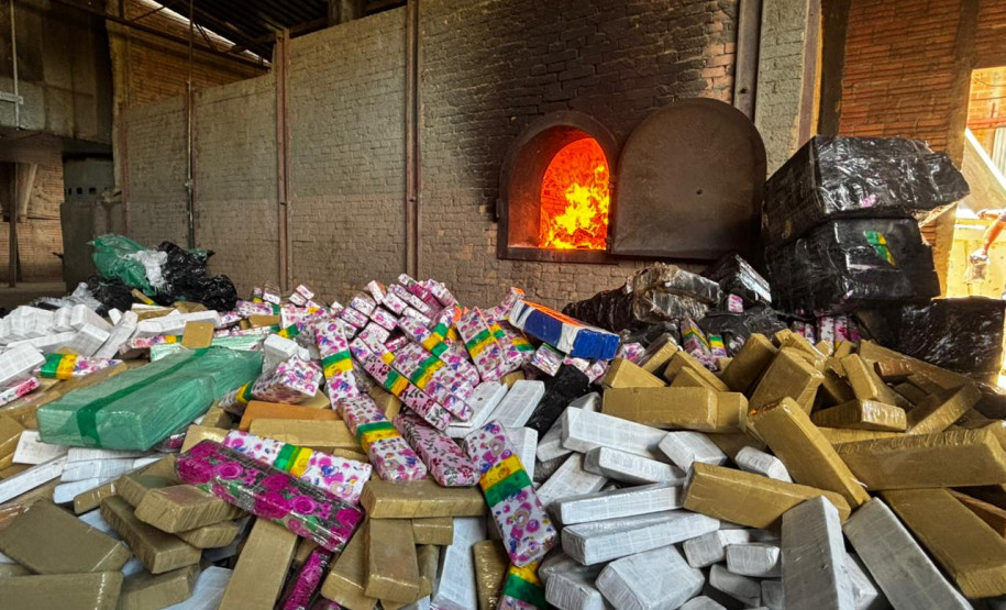PCPR incinera mais de 3,5 toneladas de drogas em Palmeira