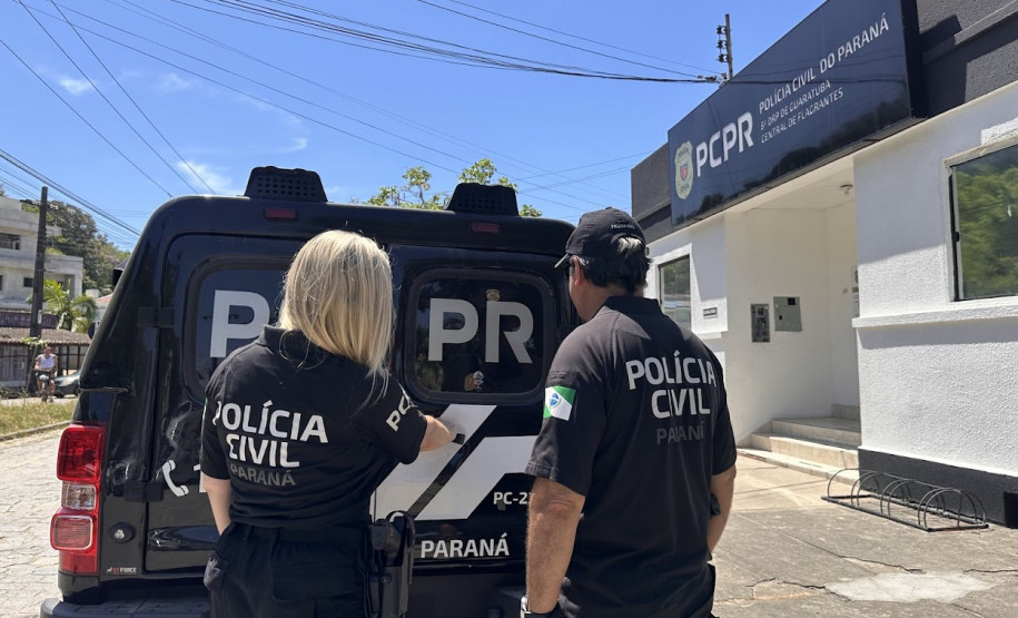 PCPR prende casal em flagrante por furto e restitui item à vítima em Guaratuba