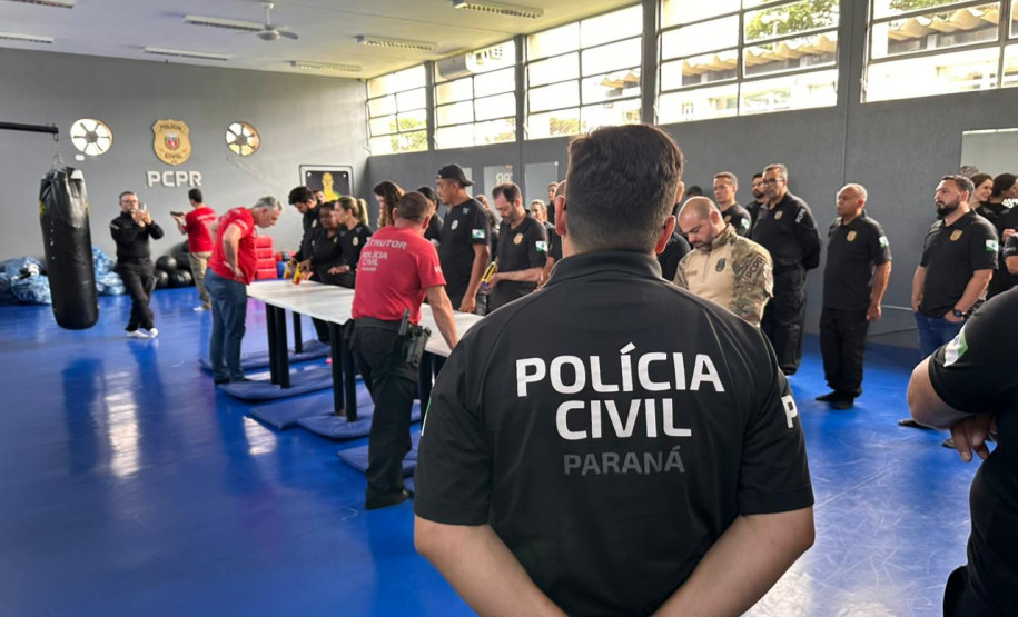 PCPR prepara servidores para uso de armas não letais durante o Verão Maior Paraná
