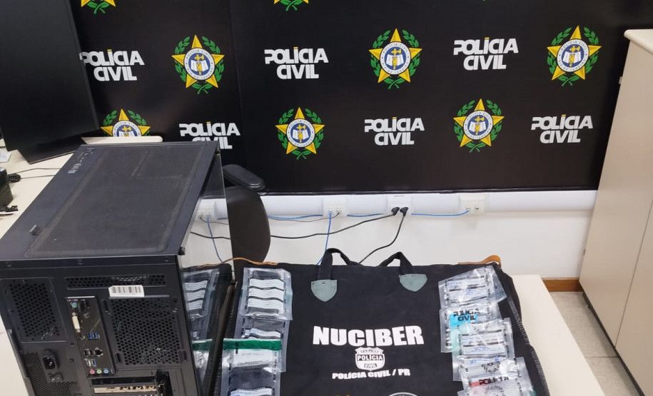 PCPR prende homem investigado por extorsão e invasão de dispositivo informático em Curitiba