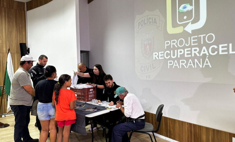 PCPR devolve 1,1 mil celulares aos reais proprietários com ações do Projeto Recuperacel em 2025