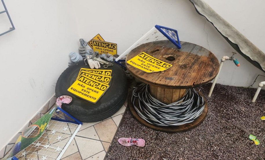 PCPR prende homem em flagrante por furto de energia e apreende veículo caracterizado com marca da concessionária em São José dos Pinhais